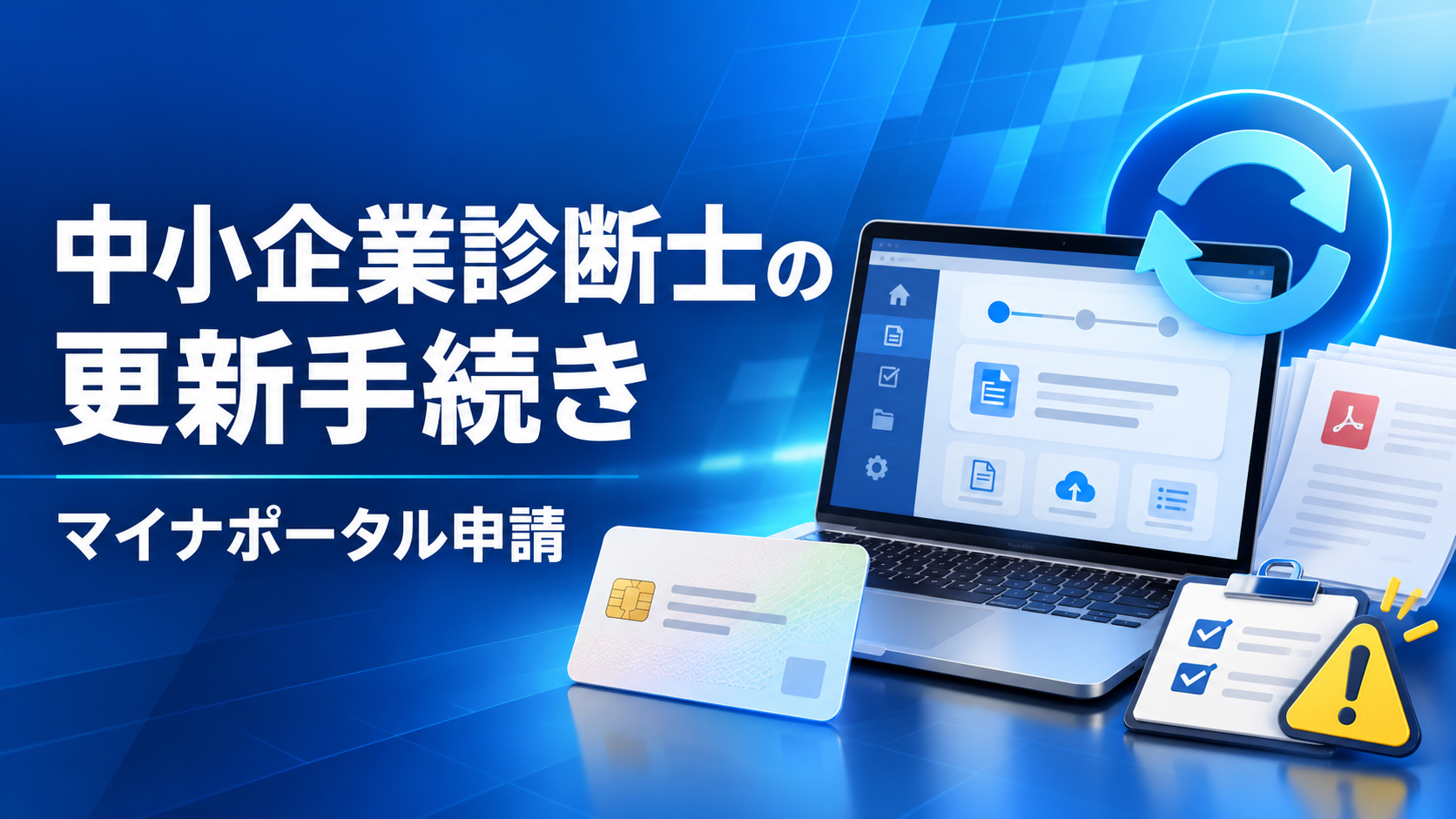 中小企業診断士の更新手続き(マイナポータル)|事前準備とつまずきやすい点